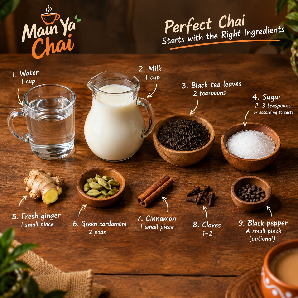 masala tea ingredient