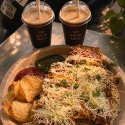 Cheesy Street Sandwich & Cold Coffee _ Cozy Café Aesthetic Food Moments ☕🥪✨